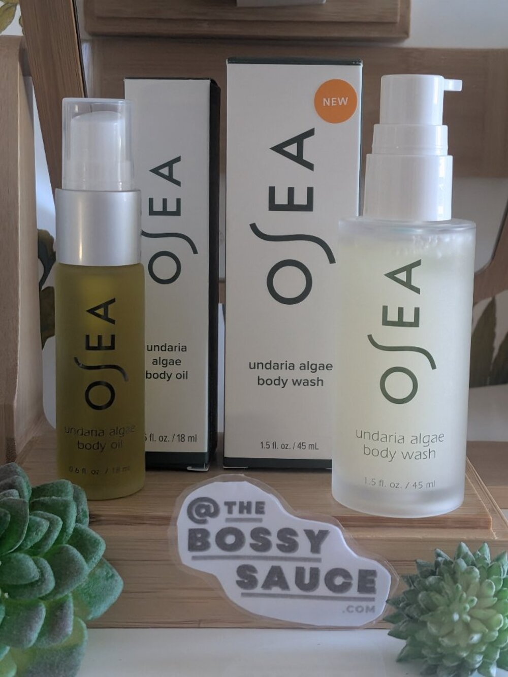 🌸 OSEA Undaria Algae Body Oil & Undaria Algae Body Wash Travel Size DUO